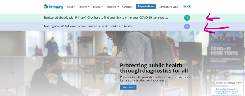 COVID Home Test Log Results
