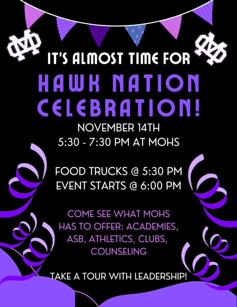 Flyer Hawk Nation Celebration