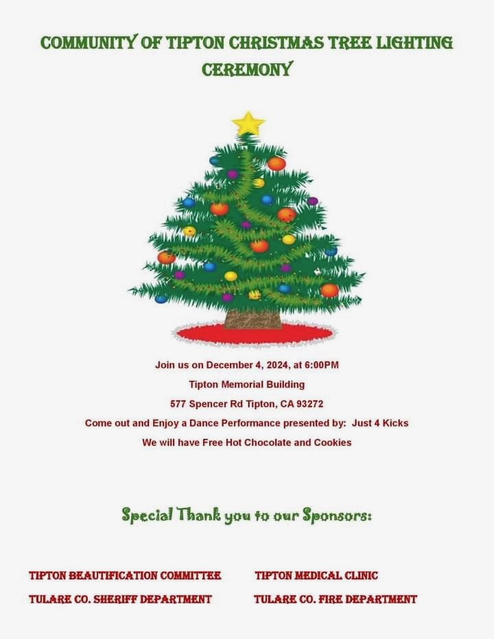 Christmas Tree Lighting Ceremony!