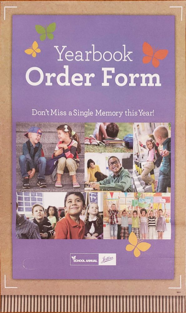 Yearbook Order Form 19-20